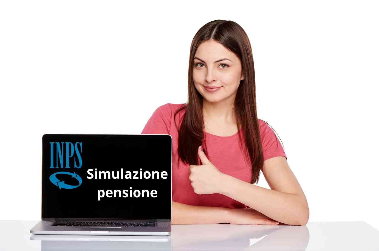 simulazione pensione con lo strumento a disposizione dell'INPS