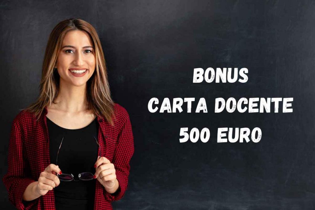 Bonus 500 euro: ecco la Carta docente