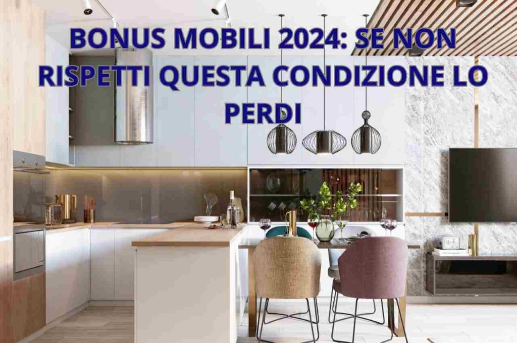 Bonus mobili 2024, attenzione alle regole