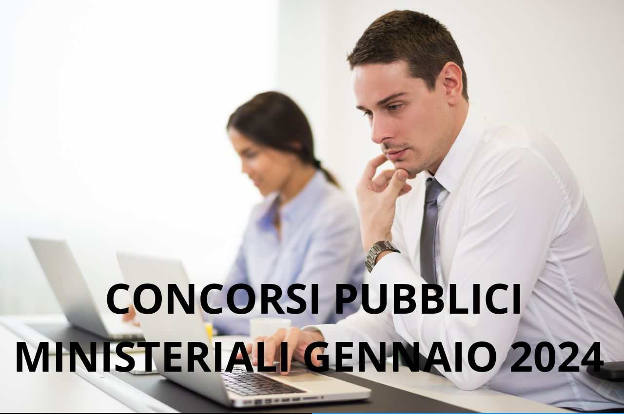 Concorsi pubblici gennaio 2024