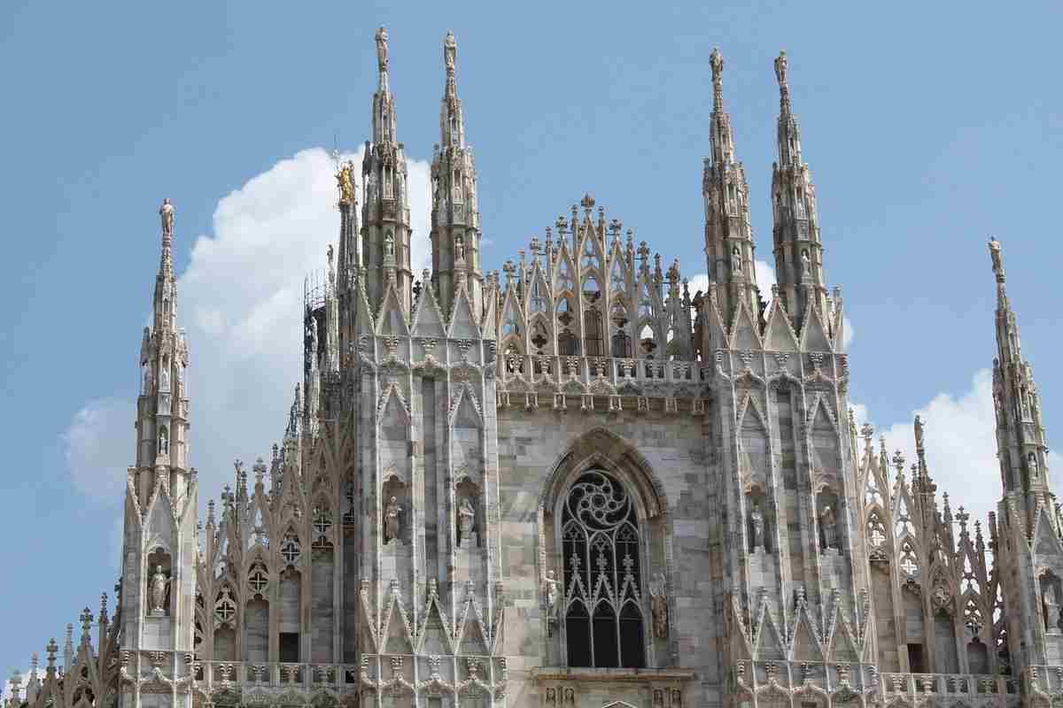 Scorcio del Duomo di Milano