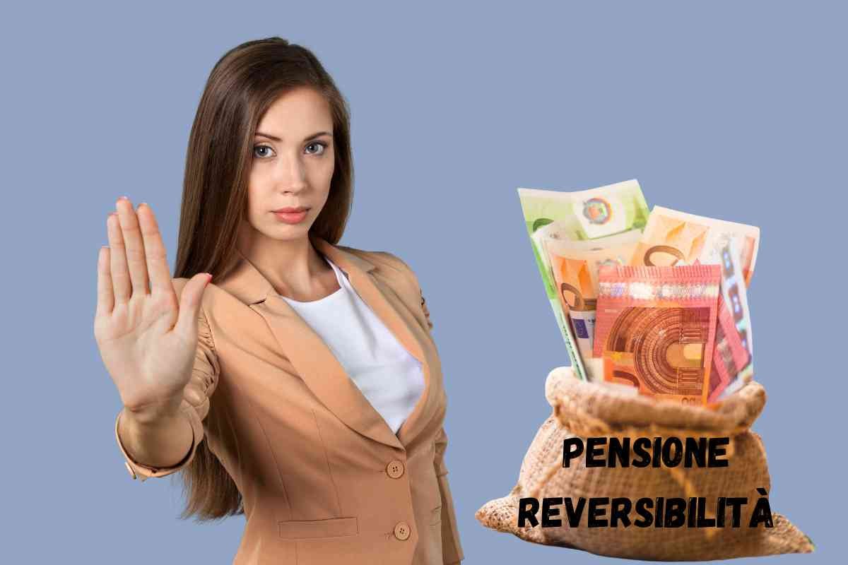 rinuncia pensione reversibilità
