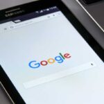 Tablet con Google aperto