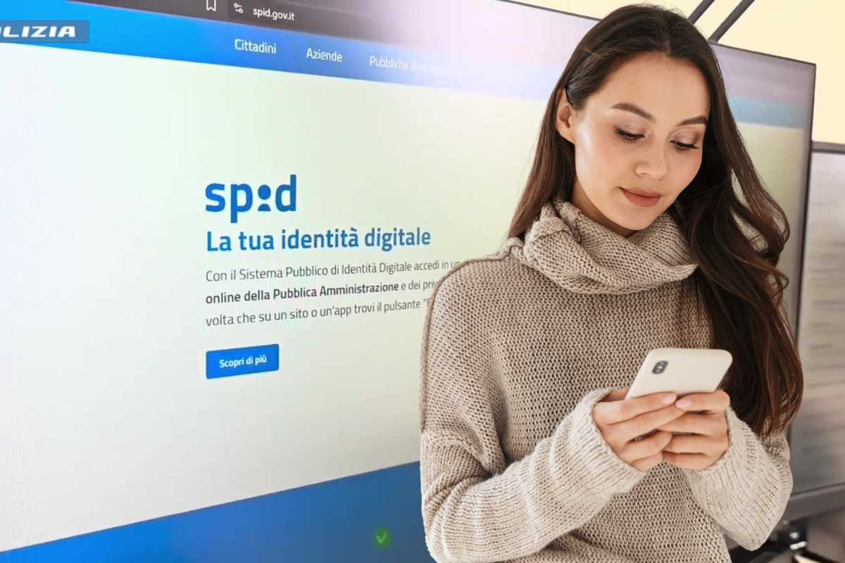 Donna con lo smartphone in mano