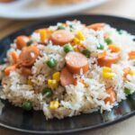 Piatto di insalata di riso