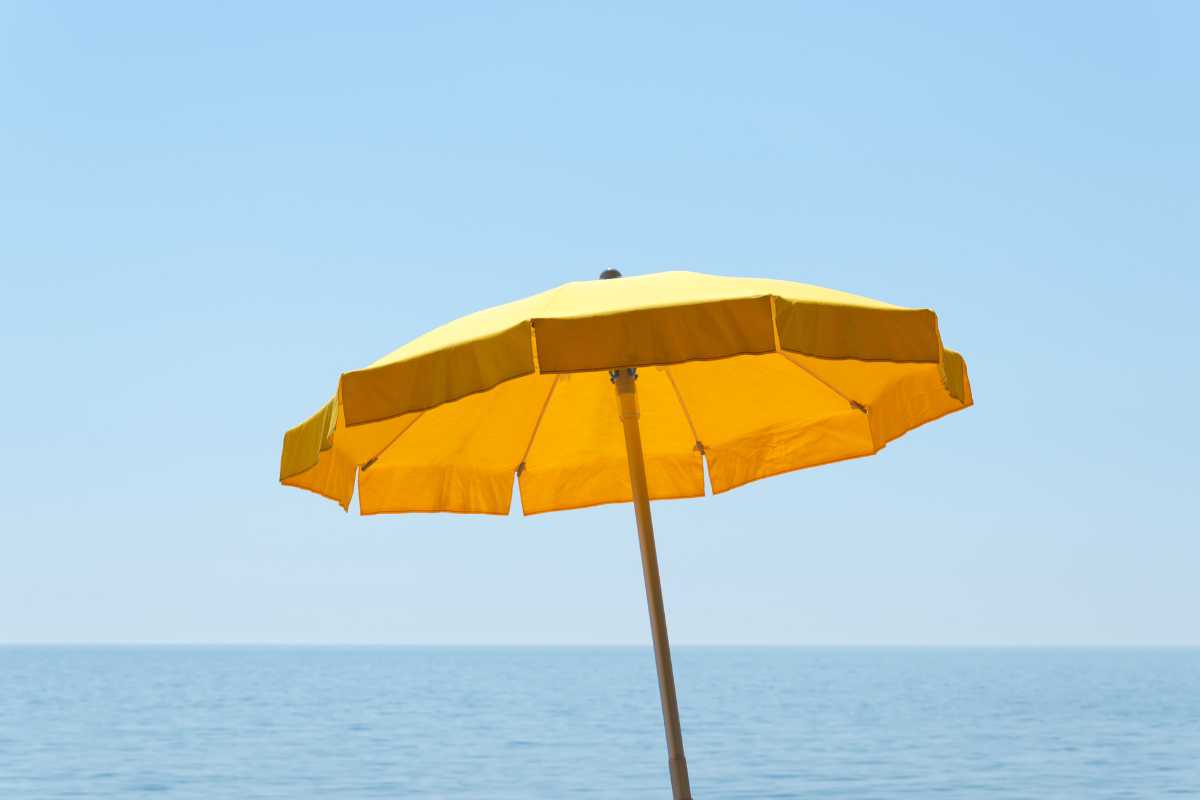 ombrellone in spiaggia