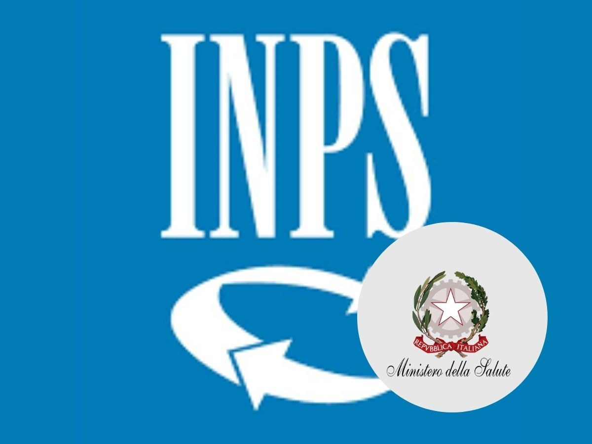 Logo INPS e Ministero della Salute