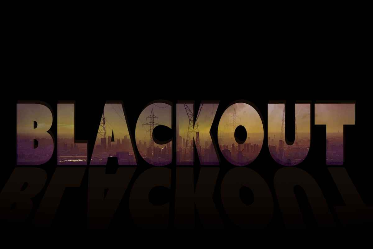 Scritta blackout