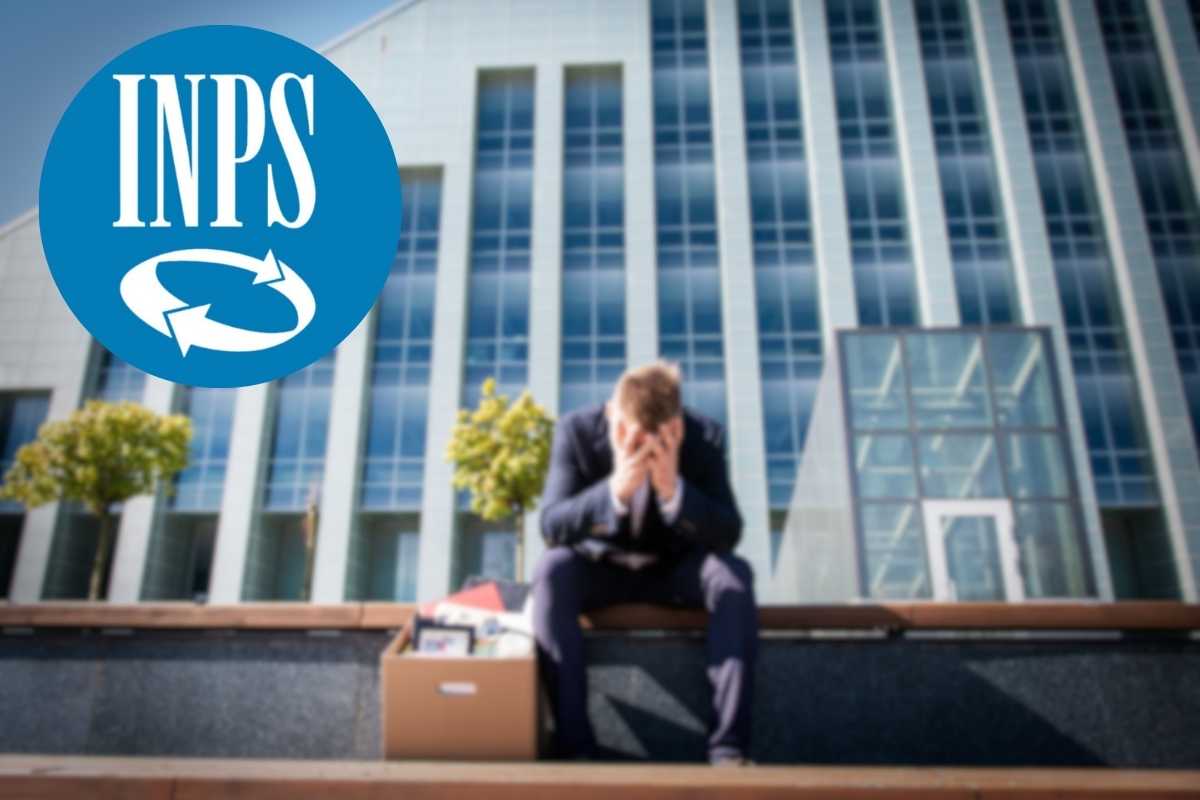 Persona disperata logo INPS