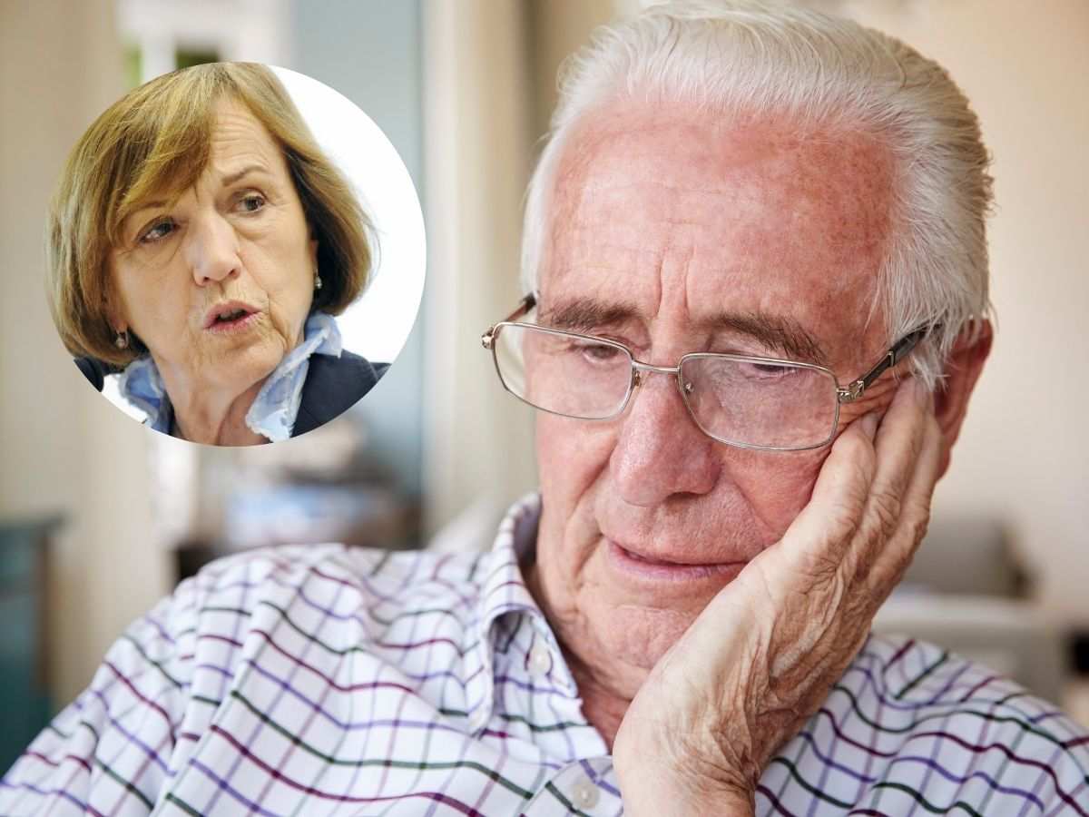 Pensionato preoccupato