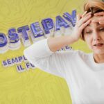 Donna disperata - scritta postepay