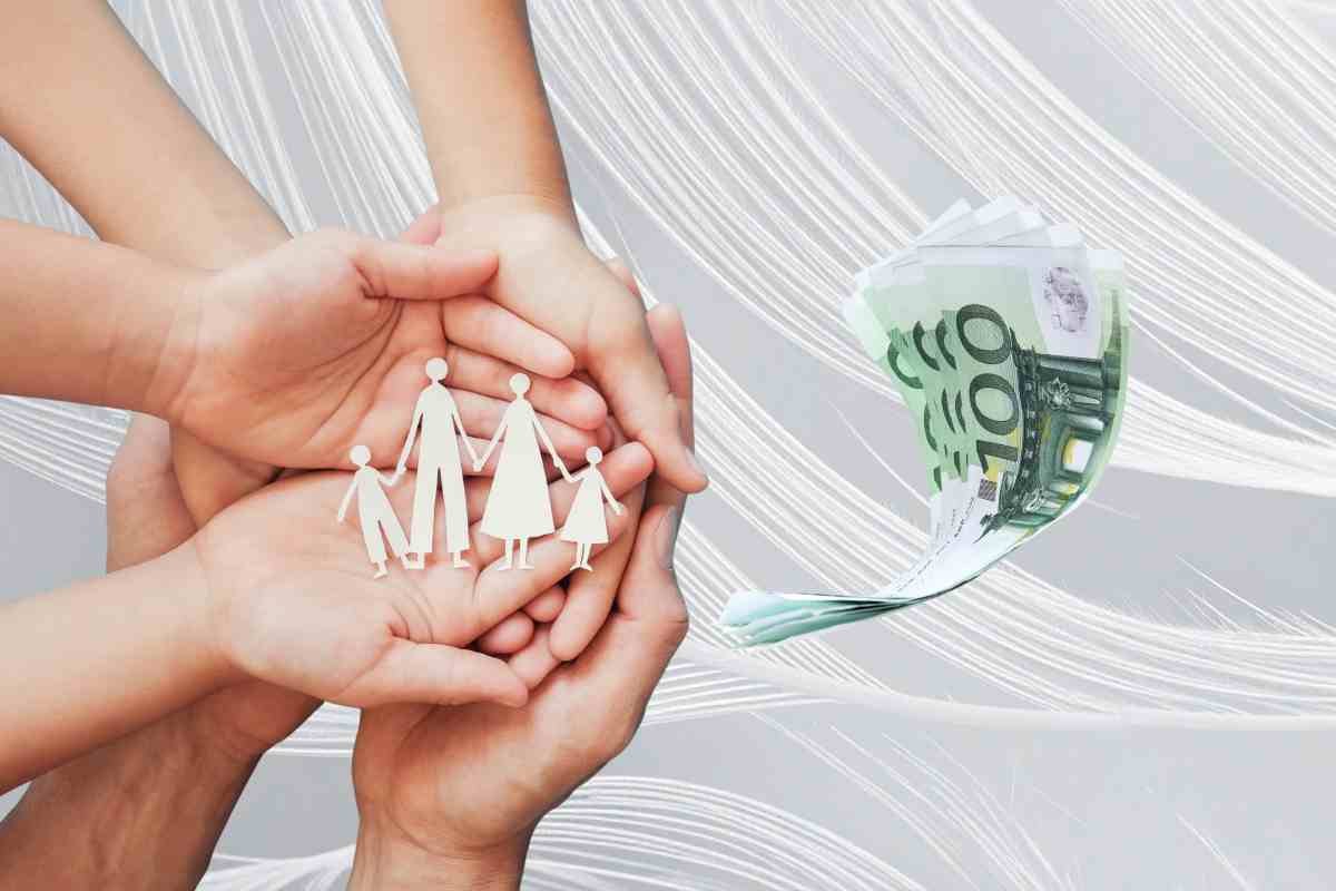 Soldi e famiglia di carta