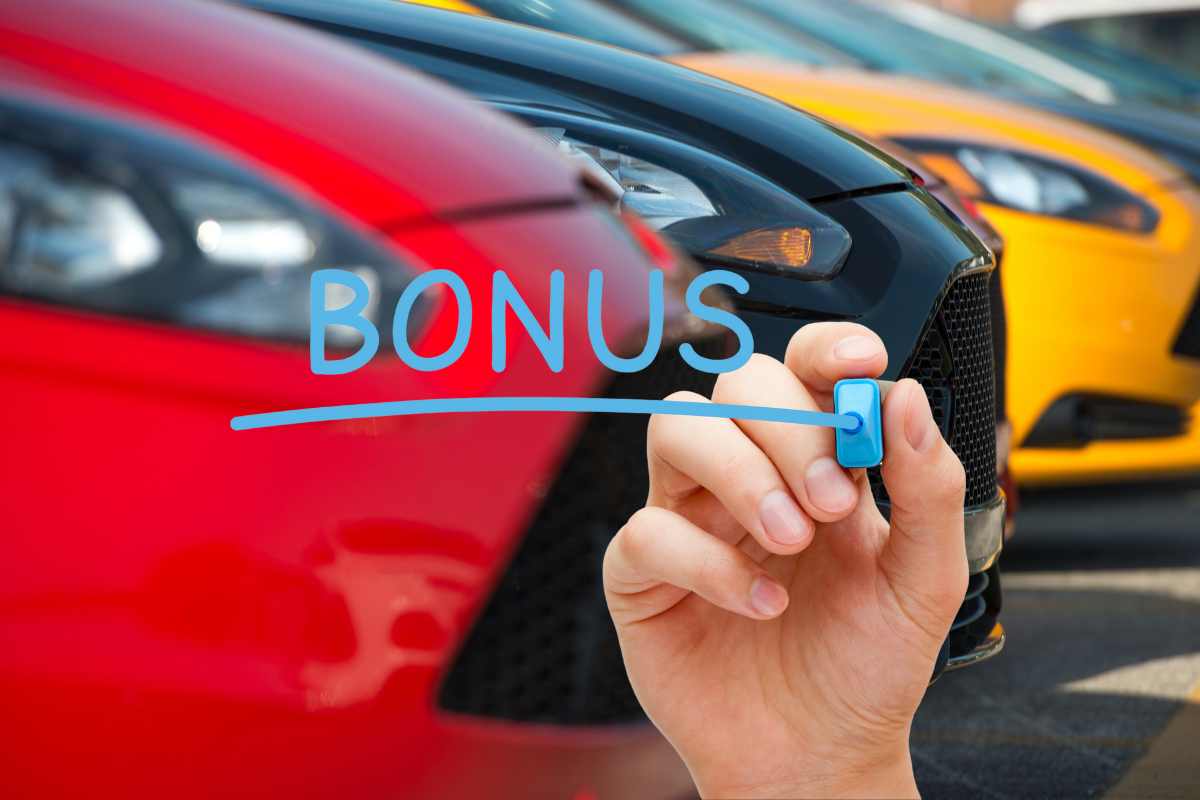 auto e scritta bonus