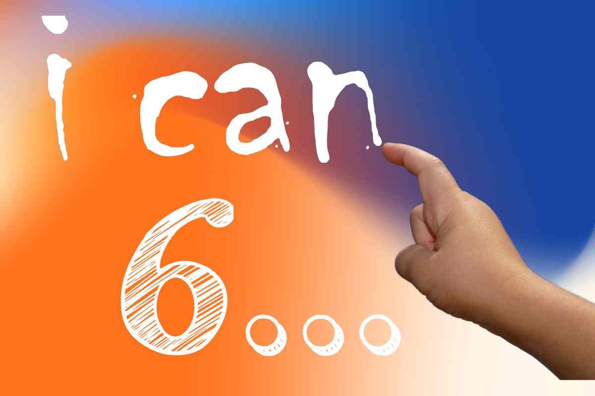 Numero 6 e puntini di sospensione