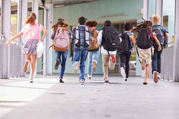 Alunni a scuola
