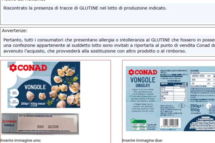 Richiamo vongole