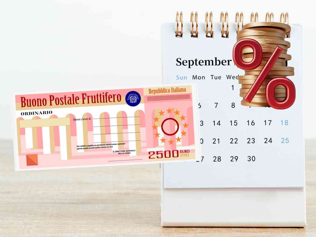 buoni fruttiferi postali settembre 2025