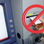 bancomat scontrino segnale di stop