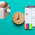 termosifone, calendario, orologio